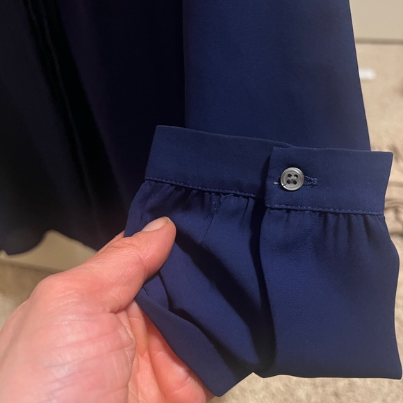 Banana Republic Deep Blue Dress Shirt - Picture 3 of 5